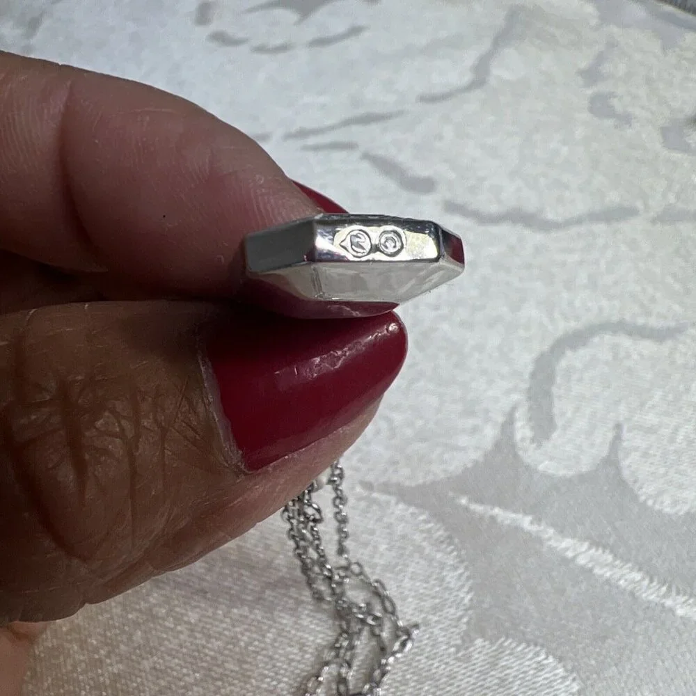 Vintage‎ Swarovski Lock Pendant Necklace/-/Ladies 33